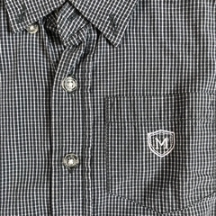 Camisa manga corta cuadrille gris y blanca Mimo - 2A en internet
