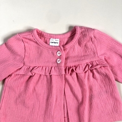 Saco de algodón con volados rosa Carter´s *NUEVO- NB - comprar online