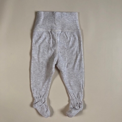 Pantalón de algodón gris con piecitos - 3M en internet