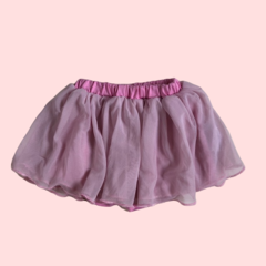 Pollera de tul rosa con short de algodón y cintura elastica Grisino - 3-6M