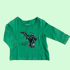 Remera manga larga de algodón "Dinosaurio" Oshkosh - 6M