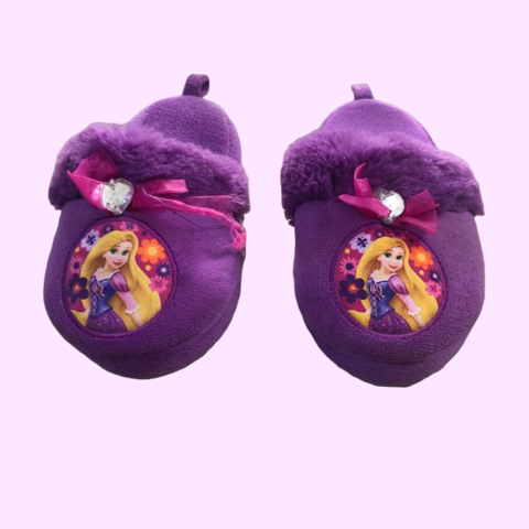 Pantuflas violetas Princesa Disney - 22 (16cm)