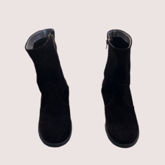 Botas de gamuza marrón con suela de goma - 35/36 - comprar online