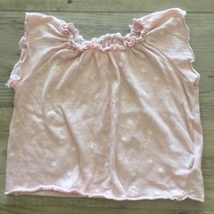 Remera sin mangas rosa con estrellas blancas Cheeky - 6M - comprar online