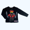 Remera manga larga de algodón negra "Lego Ninja" H&M - 3-4A