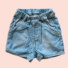 Short de jean azul clarito con cintura elastizada Grisino -3-6M