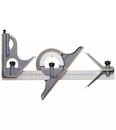 Escuadra Universal 300 mm cromada 12" Mitutoyo 180-907B