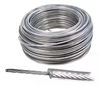 Rollo de Cable de acero forrado en PVC p/tender de 04 mm. de 100 mts