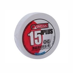 Cinta Aisladora Blanca 19X5 mts PVC - TACSA15P14B