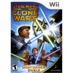 STAR WARS THE CLONE WARS LIGHTSABER DUELS - WII