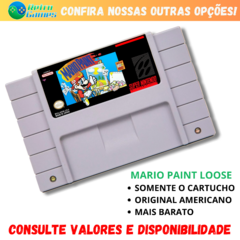 MARIO PAINT - SNES - Nintendo Playstation Mega Drive Atari? Retro Games Campinas!