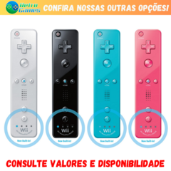 CONTROLE WII REMOTE C/ MOTION PLUS INSIDE - Nintendo Playstation Mega Drive Atari? Retro Games Campinas!