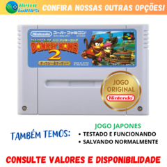 DONKEY KONG COUNTRY 2 - SNES - Nintendo Playstation Mega Drive Atari? Retro Games Campinas!