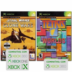 STAR WARS THE CLONE WARS + TETRIS WORLDS - XBOX