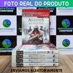 ASSASSINS CREED BROTHERHOOD - PS3 - Nintendo Playstation Mega Drive Atari? Retro Games Campinas!