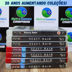 HEAVY RAIN - PS3 - Nintendo Playstation Mega Drive Atari? Retro Games Campinas!