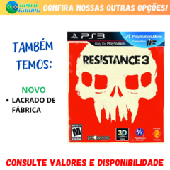 RESISTANCE 3 - PS3 - Nintendo Playstation Mega Drive Atari? Retro Games Campinas!