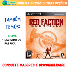 RED FACTION GUERRILLA - PS3 - Nintendo Playstation Mega Drive Atari? Retro Games Campinas!