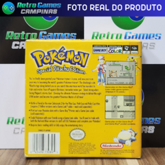 POKEMON YELLOW - GAME BOY - Nintendo Playstation Mega Drive Atari? Retro Games Campinas!