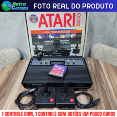 CONSOLE ATARI 2600 - Nintendo Playstation Mega Drive Atari? Retro Games Campinas!