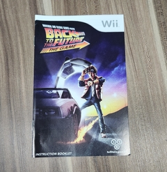 MANUAL DO JOGO BACK TO THE FUTURE NINTENDO WII