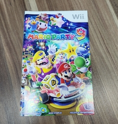 MANUAL DO JOGO MARIO PARTY 9 NINTENDO WII