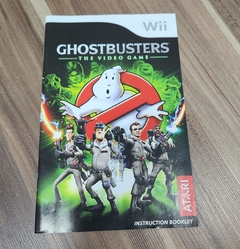 MANUAL DO JOGO GHOSTBUSTERS NINTENDO WII