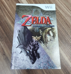 MANUAL DO JOGO THE LEGEND OF ZELDA TWILIGHT PRINCESS NINTENDO WII