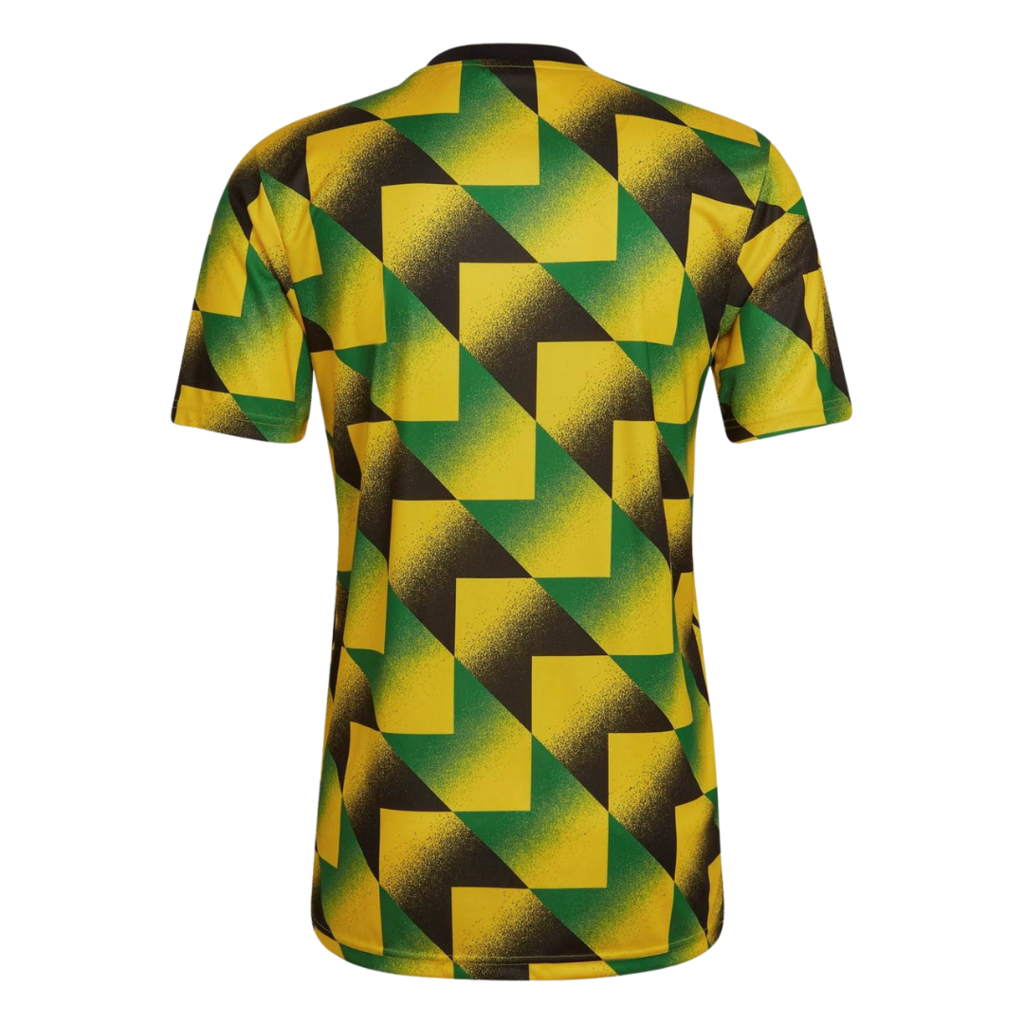 Camisa Flamengo Pré-Jogo 21/22 Adidas Masculina - Amarelo+Verde