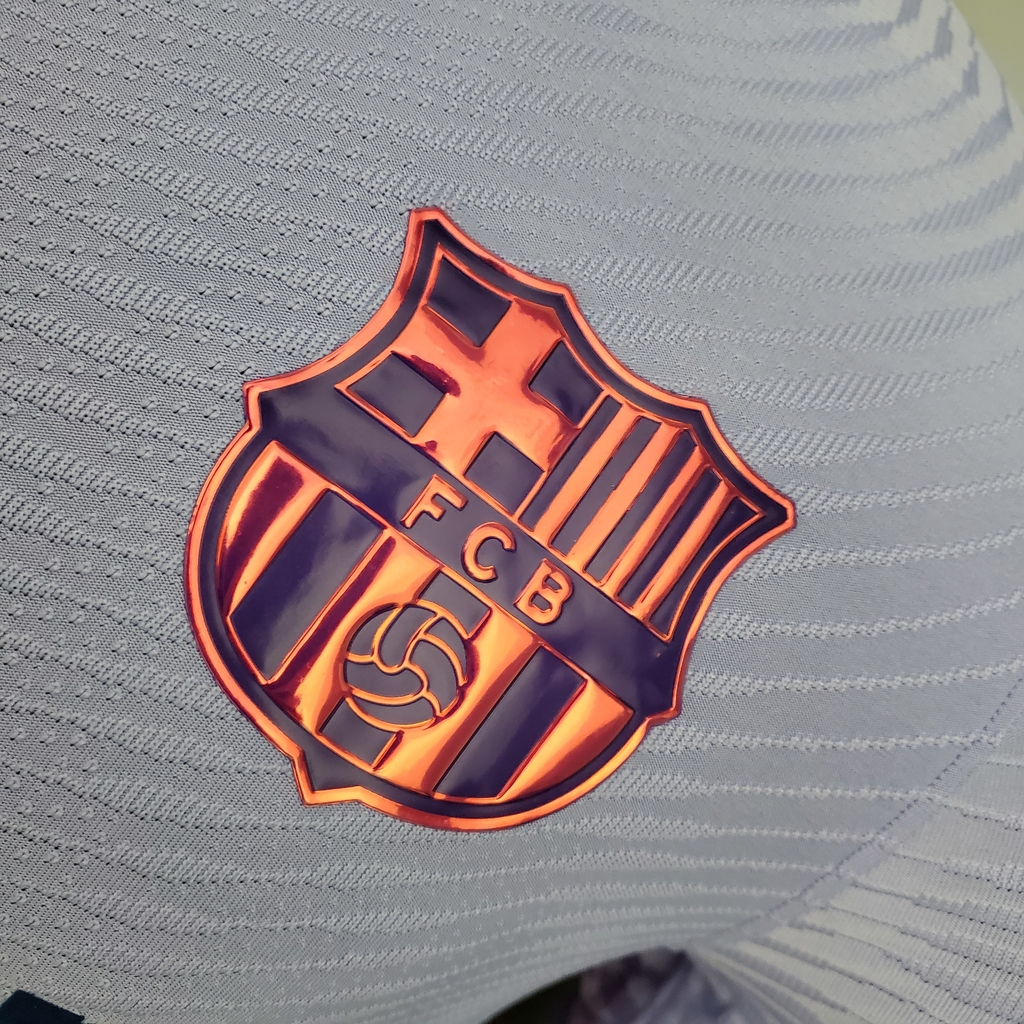 Camisa Barcelona Away 21/22 Jogador Nike Masculina - Lilás