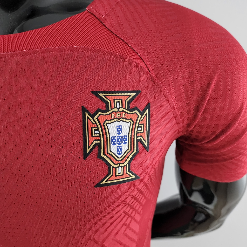 Camisa Seleção de Portugal Home 22/23 Jogador Nike Masculina - Vermelho e  Verde