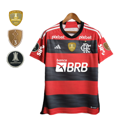 Camisa Flamengo Pré-Jogo 2022/2023 – Preta e Vermelha – Masculina – KS  Sports – Camisas de Times e Seleções