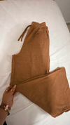 Calça Pantalona de lanzinha marrom