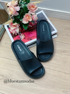 3150 Chinelo Nuvem Feminino Quiz Preto