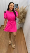 95 Vestido/Macaquinho Rosa Neon - comprar online