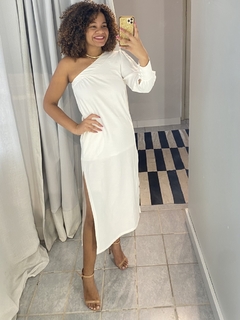 Vestido Ombro Só - Off White - loja online