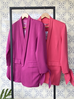 Blazer Amarração Manga Ombreira - loja online