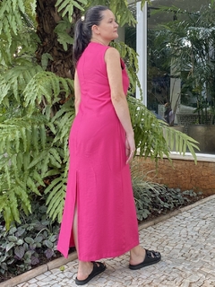 Imagem do Vestido Fenda Costa - Rosa