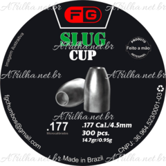 FG SLUG CUP - Calibre: 4.5mm / Pol: 0.177 _ Peso: 14.7gr / 0.95g.