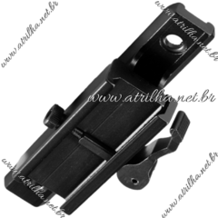 TRILHOA PICATINNY TORRE 20MM COM ENGATE RAPIDO PARA TRILHOS DE 2OMM - A TRILHA AIRGUNS