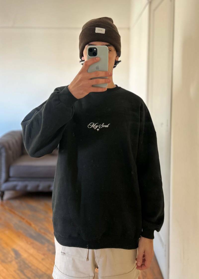 BUZO OVERSIZE C R SOUL NEGRO Signos indumentaria