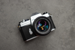 Asahi Pentax Spotmatic con lente Takumar 50mm f1,4 - Oeste Analogico