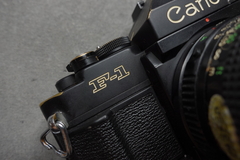 Canon F1 NEW con Canon FD 50mm f1,8 - Oeste Analogico
