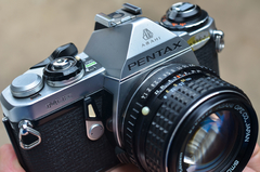 Pentax ME con lente Pentax SMC 50 mm f 1,4 - comprar online
