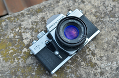 Praktica LTL con lente Pentacom 50 mm f 1,8 y estuche original - comprar online
