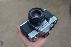 Praktica LTL con lente Pentacom 50 mm f 1,8 y estuche original - tienda online