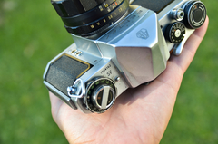 Asahi Pentax SV con lente Super Takumar 55 mm f2 y estuche original - tienda online