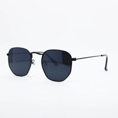 Óculos Hexagonal - Preto - comprar online