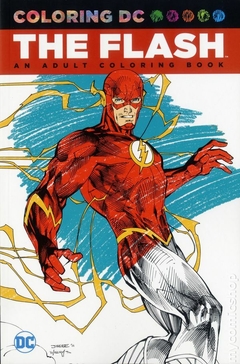 Coloring DC Flash SC (2016 DC) An Adult Coloring Book #1-1ST