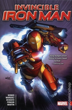 Invincible Iron Man HC (2018 Marvel) Deluxe Edition By Brian Michael Bendis #1-1ST